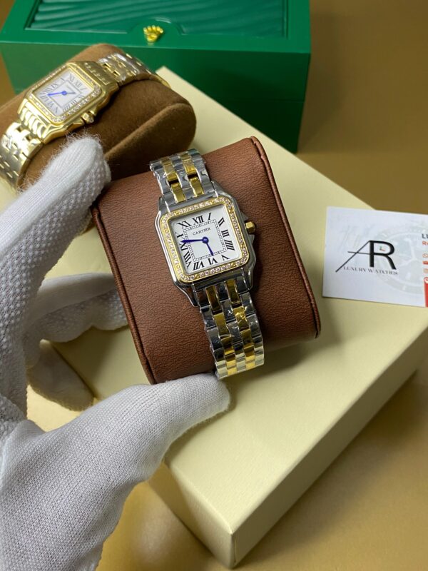 Cartier Panthère Two Tone White Dial 31 mm