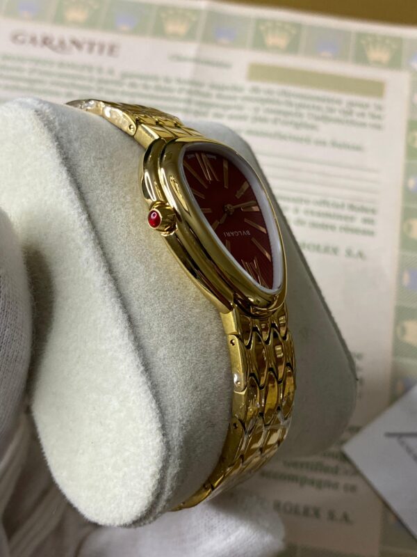 Bvlgari Serpenti Red Dial 33 mm