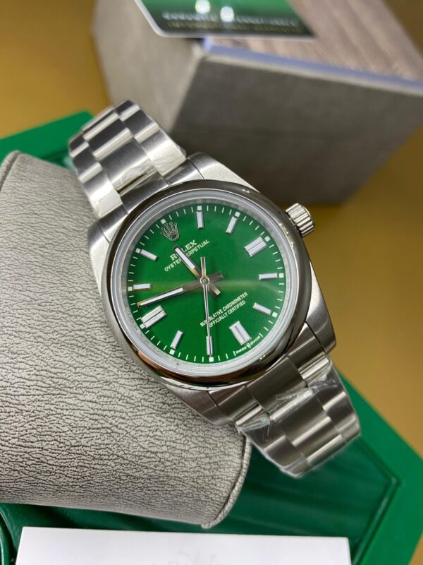 Rolex Oyster Perpetual Green Dial 36 mm