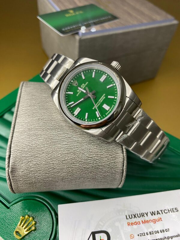 Rolex Oyster Perpetual Green Dial 36 mm
