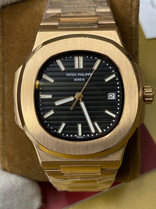 Patek Philippe Nautilus Full Gold & Black Dial 41 mm