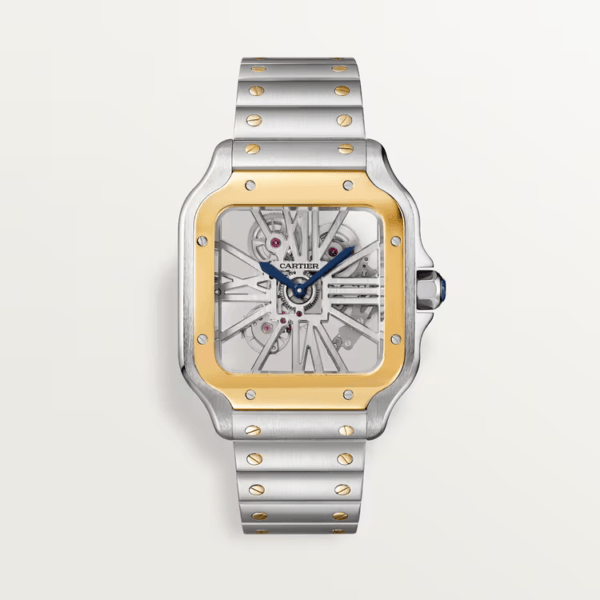 Cartier Santos Skeleton Two Tone