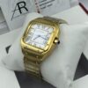Cartier Santos Gold White Dial