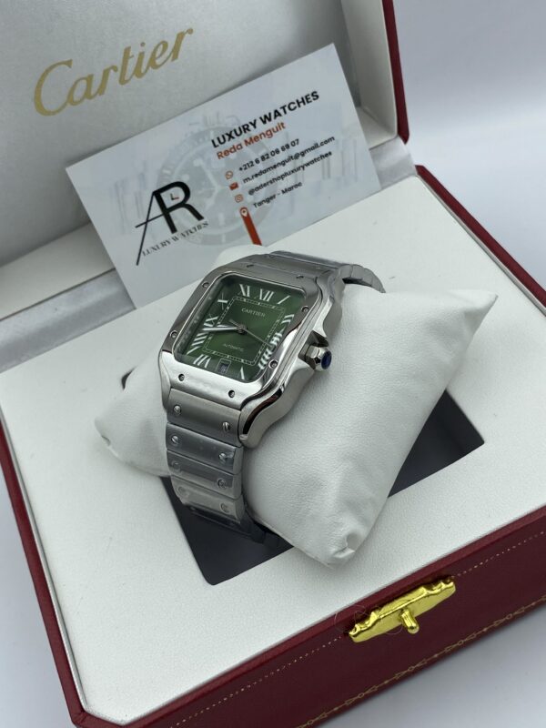 Cartier Santos Green Dial