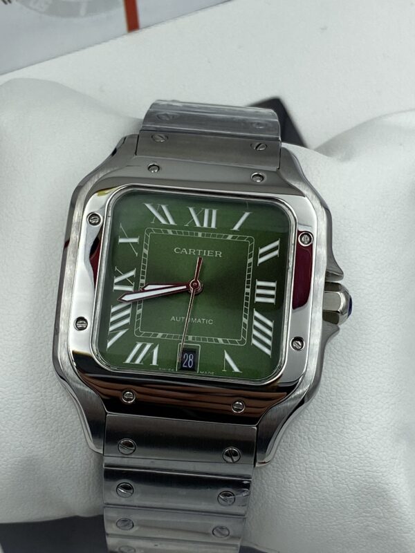 Cartier Santos Green Dial