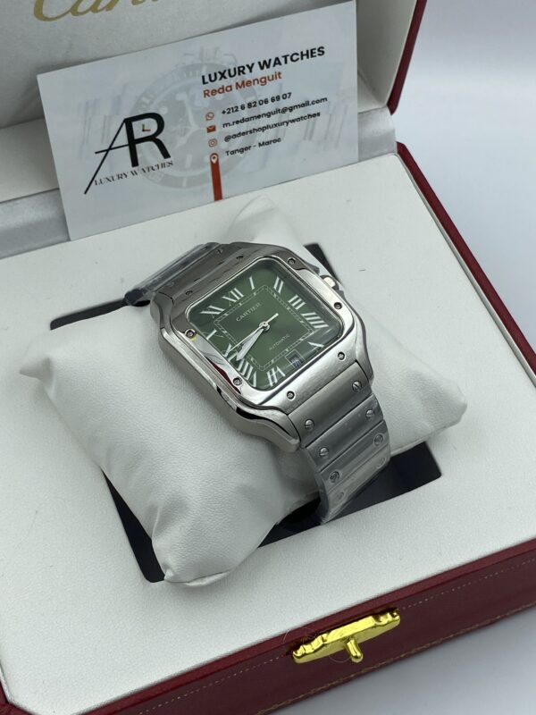 Cartier Santos Green Dial