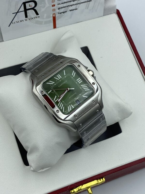 Cartier Santos Green Dial
