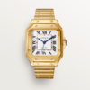 Cartier Santos Gold White Dial