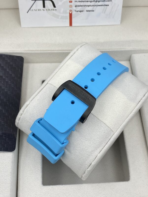 Richard Mile 65-01 Full Black Bleu Straps