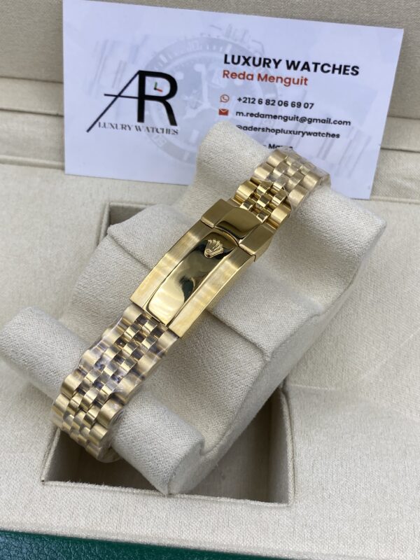 Rolex Date Just Gold Bleu Dial 31 mm