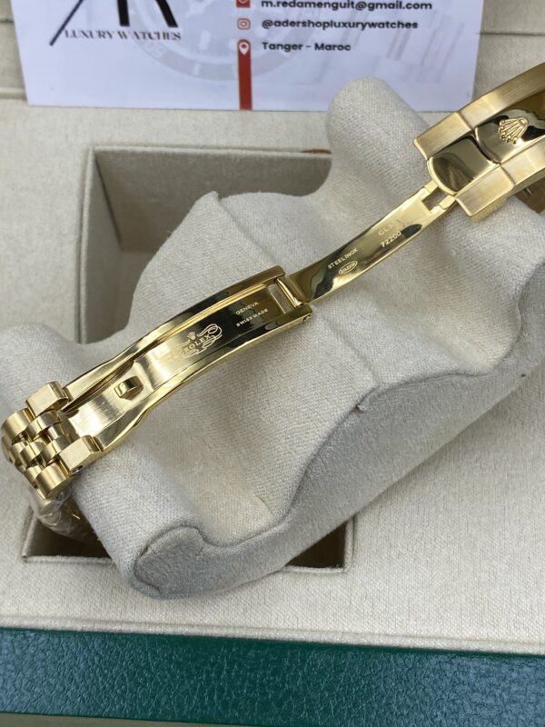 Rolex Date Just Gold Bleu Dial 31 mm