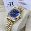Rolex Date Just Gold Bleu Dial 31 mm