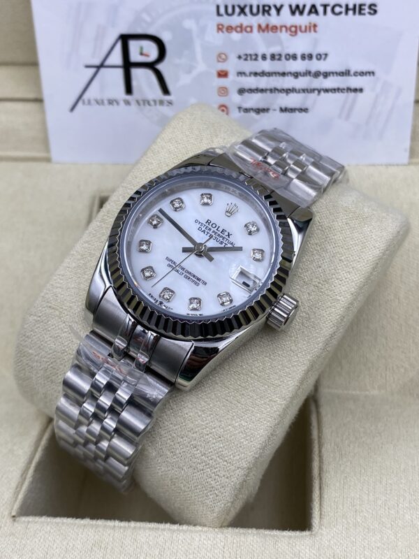 Rolex Date Just White Dial 31 mm
