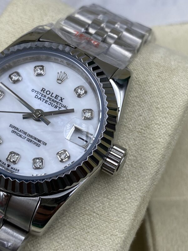 Rolex Date Just White Dial 31 mm