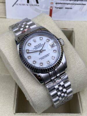 Rolex Date Just White Dial 31 mm