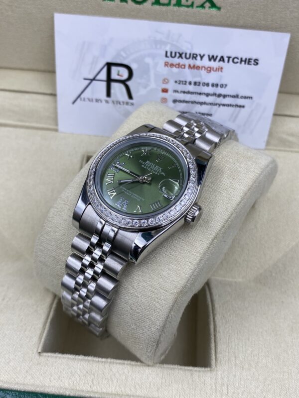 Rolex Date Just Green Dial 31 mm