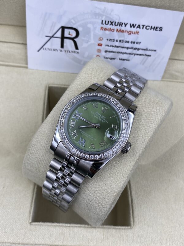 Rolex Date Just Green Dial 31 mm
