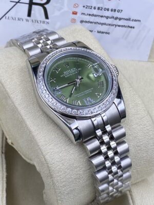 Rolex Date Just Green Dial 31 mm