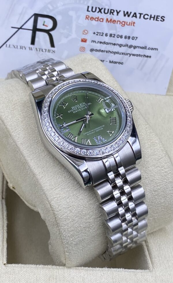 Rolex Date Just Green Dial 31 mm