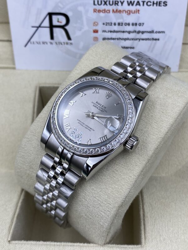 Rolex Date Just Grey Dial 31 mm