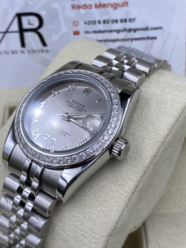 Rolex Date Just Grey Dial 31 mm