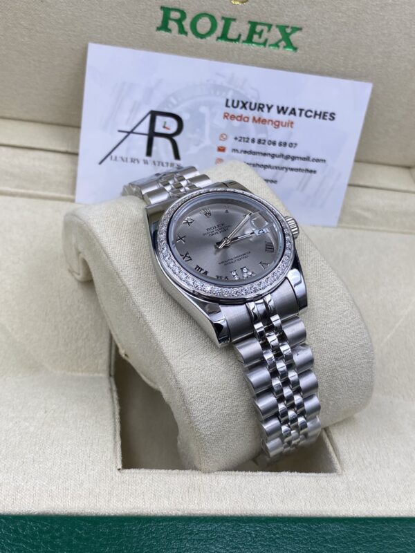 Rolex Date Just Grey Dial 31 mm