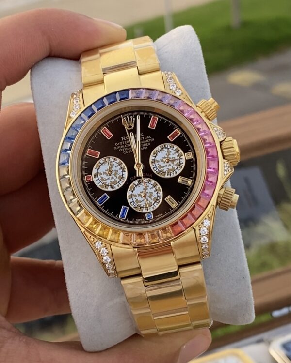 Rolex Daytona Rainbow Yellow Gold 40 mm