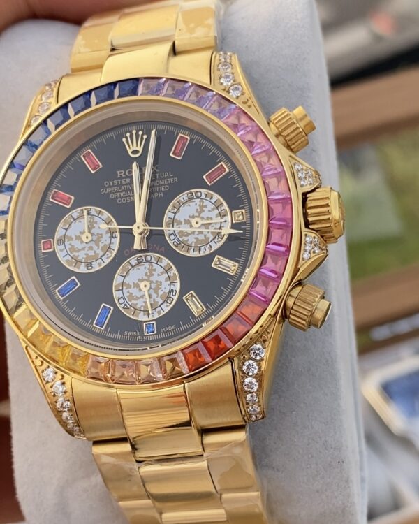 Rolex Daytona Rainbow Yellow Gold 40 mm
