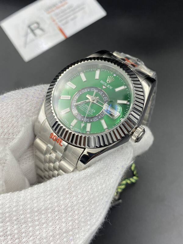 Rolex Sky Dweller Green Dial 42 mm
