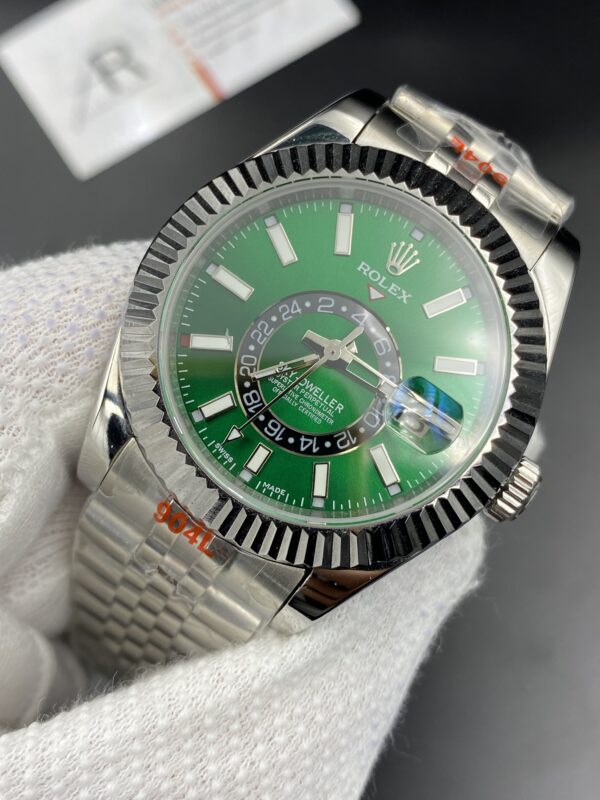 Rolex Sky Dweller Green Dial 42 mm
