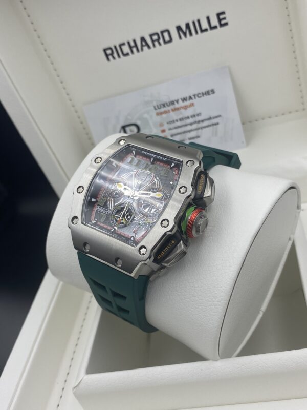 Richard Mile 65-01 Green Straps