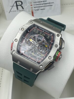 Richard Mile 65-01 Green Straps