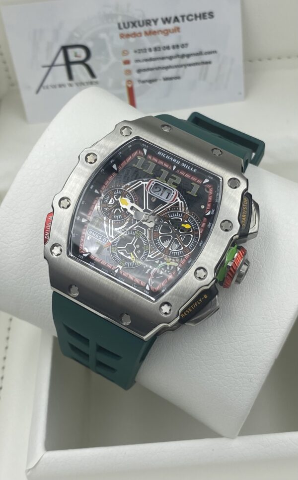 Richard Mile 65-01 Green Straps