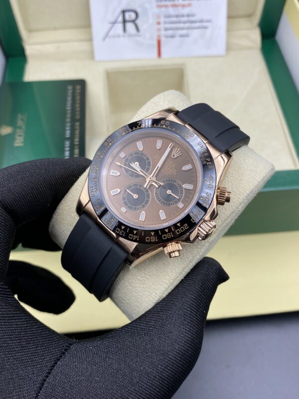 Rolex Daytona Chocolat Dial Caoutchouc 40 mm