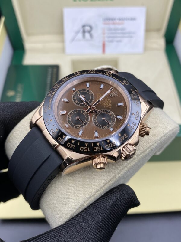 Rolex Daytona Chocolat Dial Caoutchouc 40 mm