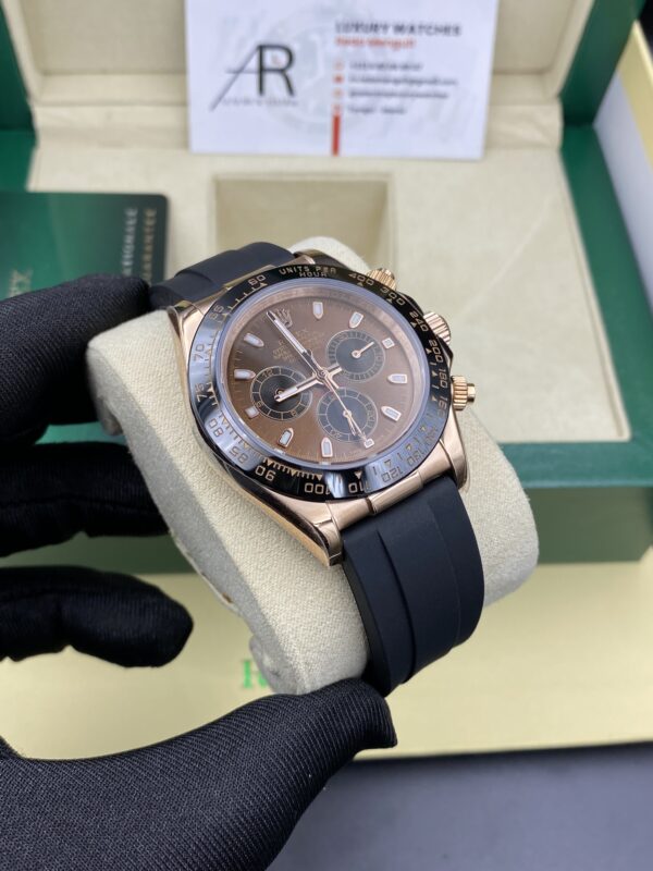 Rolex Daytona Chocolat Dial Caoutchouc 40 mm