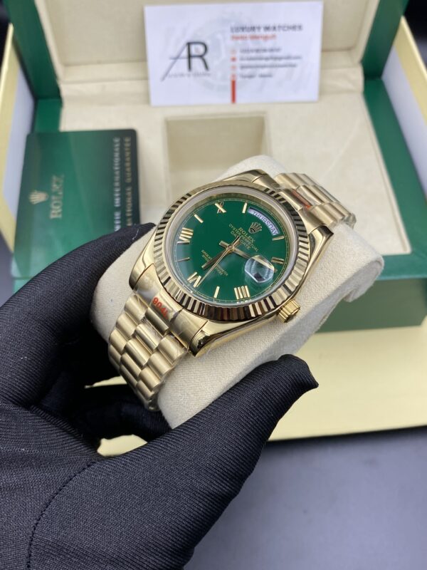 Rolex Day Date Green Dial 41 mm Romain