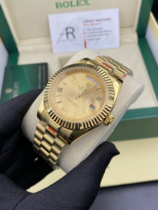 Rolex Day Date Gold Dial 41 mm Romain