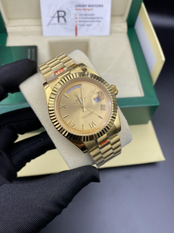 Rolex Day Date Gold Dial 41 mm Romain