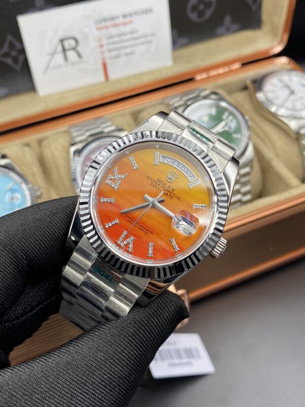 Rolex Day Date Orange Dial 41 mm