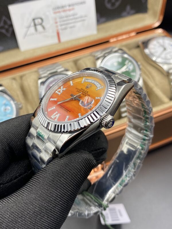 Rolex Day Date Orange Dial 41 mm