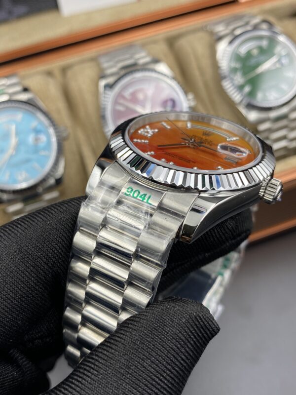 Rolex Day Date Orange Dial 41 mm