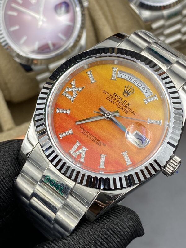 Rolex Day Date Orange Dial 41 mm