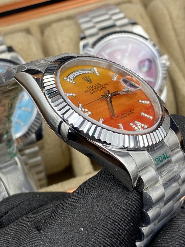 Rolex Day Date Orange Dial 41 mm