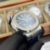 Patek Philippe Bleu Dial Leather Straps 41 mm