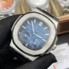 Patek Philippe Bleu Dial Leather Straps 41 mm