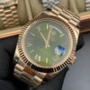 Rolex Day Date Rose Gold Green Dial 41 mm