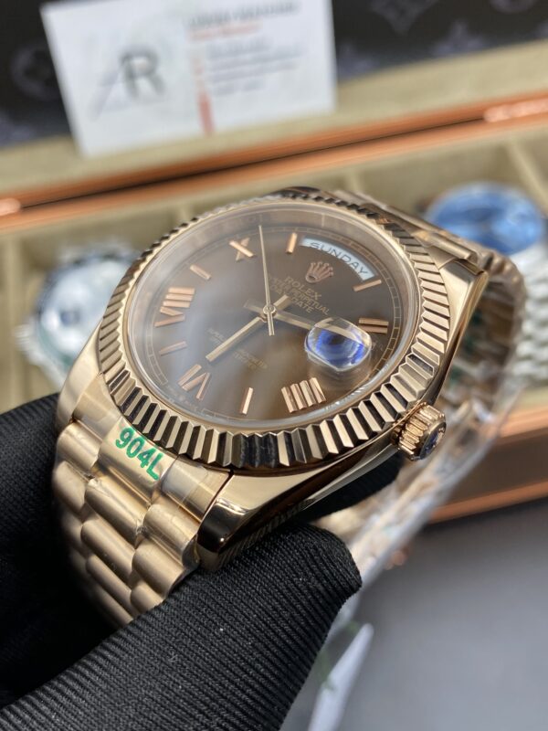 Rolex Day Date Rose Gold Choclate Dial 41 mm