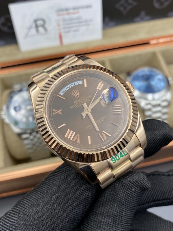 Rolex Day Date Rose Gold Choclate Dial 41 mm