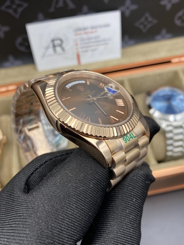 Rolex Day Date Rose Gold Choclate Dial 41 mm